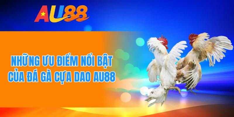 Những ưu điểm nổi bật của đá gà cựa dao AU88
